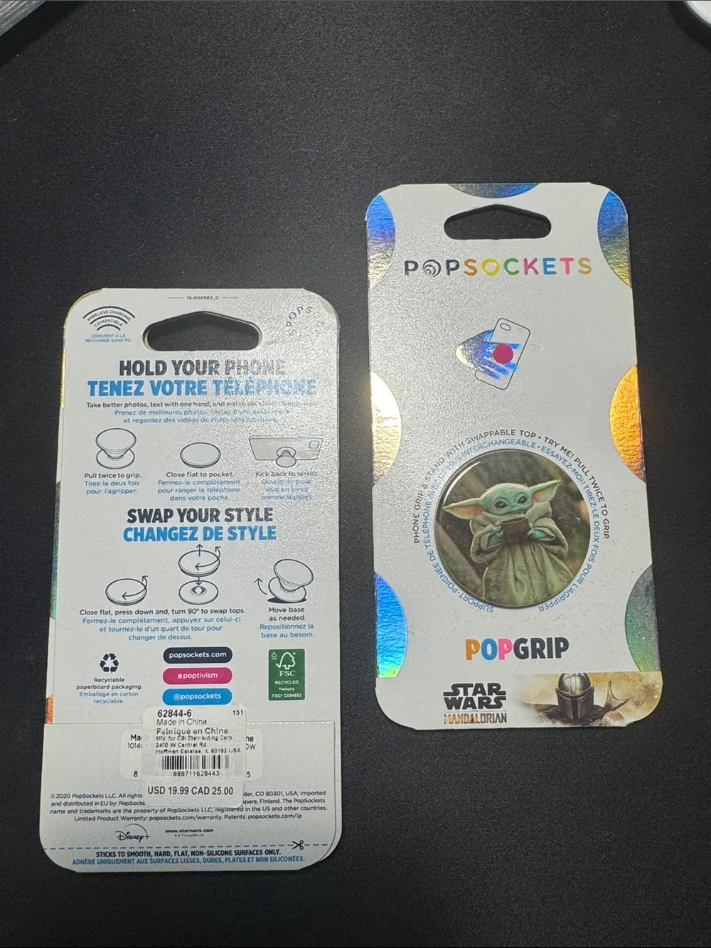 PopSockets PopGrip Grogu Baby Yoda Design PopGrip x 1